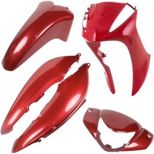 Kit Carenagem  Biz 125 2012 A 2013 Vermelho