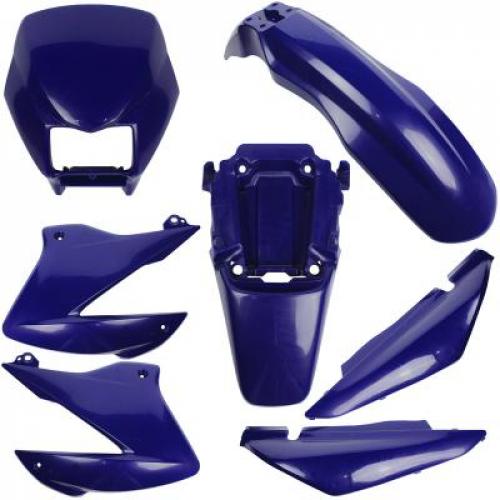 Kit Carenagem Nxr 125 150 Bros 2004 A 2006 Azul