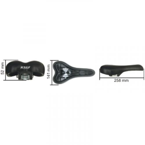 Selim Mtb Wind Liso - Preto