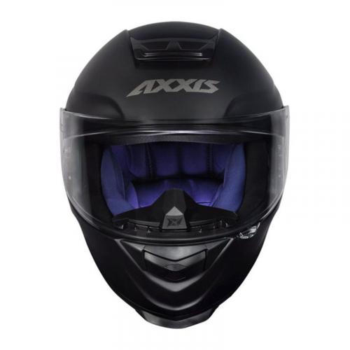 Capacete Axxis Eagle SOLID/MONO Preto Com Cinza