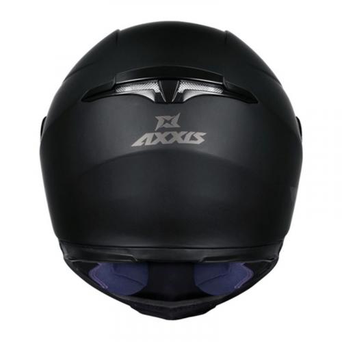 Capacete Axxis Eagle SOLID/MONO Preto Com Cinza