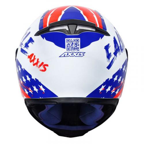 Capacete Axxis EAGLE INDEPENDENCE Branco