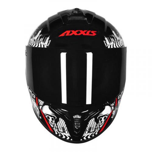 Capacete Axxis 26 DA NORTE Preto Com Vermelho