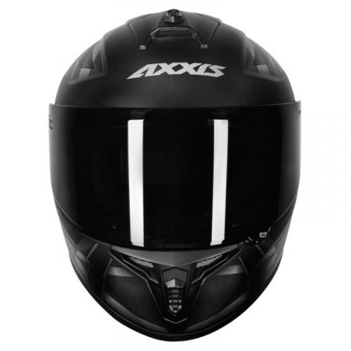 Capacete Axxis Draken UK Preto Com Cinza