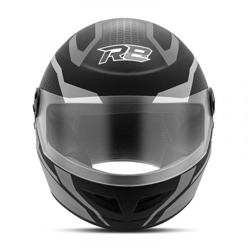 Capacete Pro Tork R8 Air Preto Fosco Com Grafite