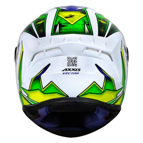 Capacete Axxis Draken PATRIOT Branco