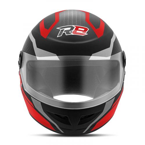 Capacete Pro Tork R8 Air Preto Fosco com Vermelho