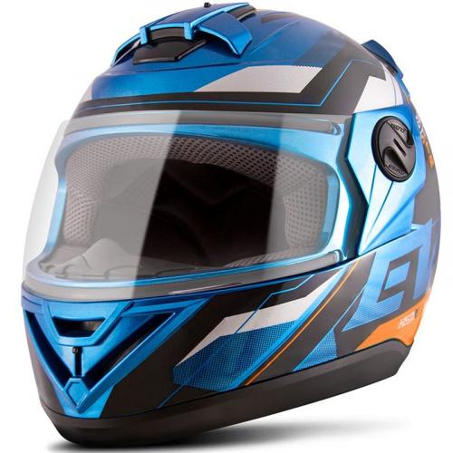 Capacete Pro Tork G8 EVO Azul Com Laranja