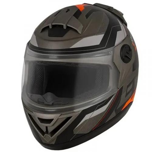 Capacete Pro Tork G8 EVO Grafite Com Laranja