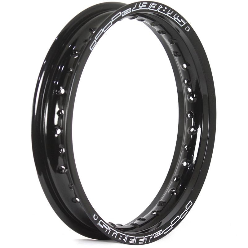 Aro Alumínio Street 21 X 2.15 Viper Xre Falcon - Preto Brilhante